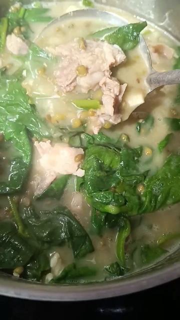 MONGGO SOUP  OR GREEN BEANS PINOY FOOD SATISFYING SOUNDSshotsviraltrendingsatisfyingasmr