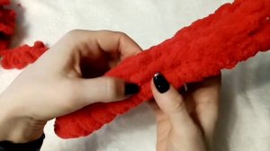 Домашние уги без спиц и крючка из ализе пуффи