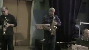 Дуэт - труба и саксофон . На репетиции ( 05.02.12 г. )