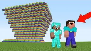 НУБ И ПРО ПРОТИВ ЦУНАМИ ИЗ РАДУГИ В МАЙНКРАФТ КАК ВЫЖИТЬ НУБУ MINECRAFT ТРОЛЛИНГ ЛОВУШКА МУЛЬТИК