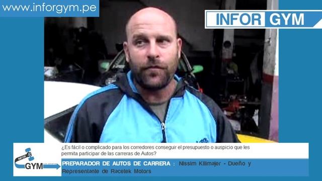 INFORGYM - DISCIPLINAS DEPORTIVAS: ENTREVISTA A NISSIM KILIMAJER. ESPECIALISTA EN AUTOS DE CARRERA смотреть онлайн