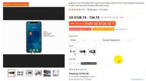 Jeatone 7 Inch Wireless WiFi Tuya Smart Video Intercom for Home System Doorphone