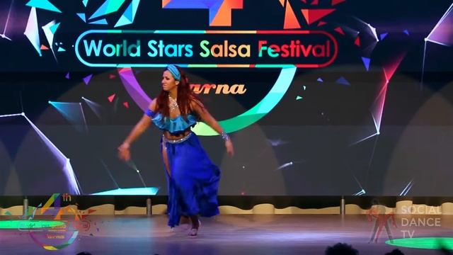 Sara Milan  Salsa Show  4th World Stars Salsa Festival