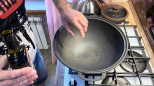 Самый идеальный обжиг казана дома / Закал казана / Обжиг казана на газу /Как обжечь казан