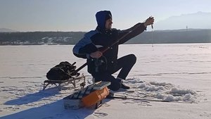 Рыбалка зимой пос. Новотерский