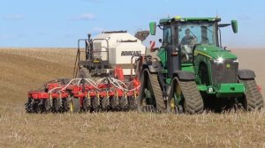 Seeding Demonstrations 2023 | Bourgault FMS CD 872-6 & John Deere 8RX 410