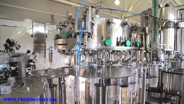 Триблок ополаскивание розлив укупоривание 3000 бутылок в час