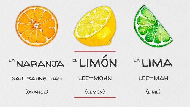 How to say "Orange, Lemon, & Lime" in Spanish смотреть онлайн