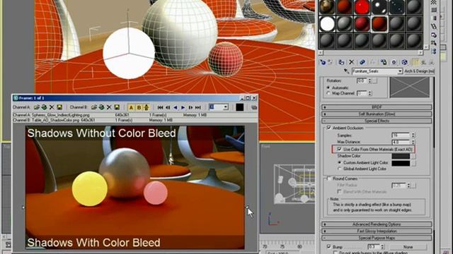 3DStudio MAX - Mental Ray / Arch Design Material / Ambient Occlusion (3DS Max Video Tutorials) смотреть онлайн