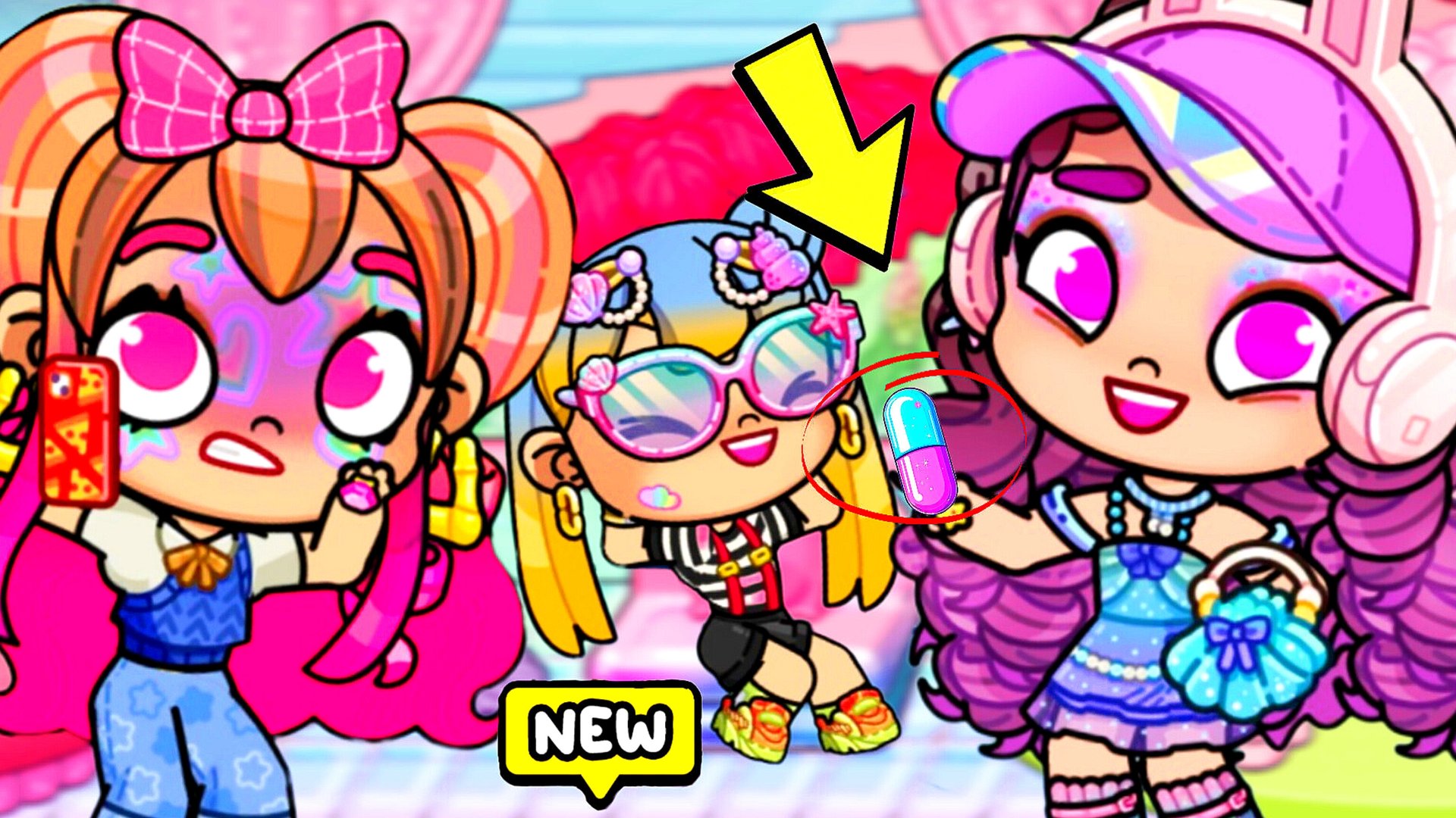 Аватар ворлд❤️ ФОКУСЫ от КСЮХИ и ИЗОЛЬДА СПАСАЕТ ГОРЛО КИРЫ 😱 смотреть онлайн