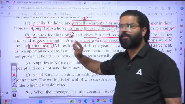 BSA: Bhartiya Sakshya Adhiniyam 2023 | Exclusion of Evidence by Oral Evidence | By Shashank Sir