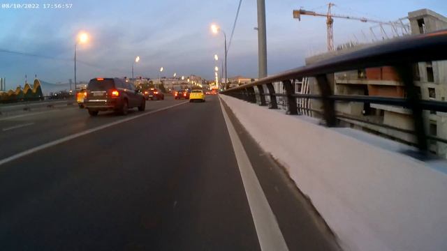 62 км/ч по Метромосту(Страва позже показала) смотреть онлайн