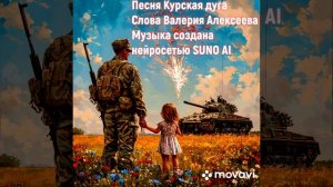 Песня: "Курская дуга"
слова Валерия Алексеева
музыка создана нейросетью
SUNO AI