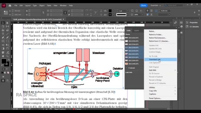 How to get images from embedded links (Adobe InDesign) #indesign