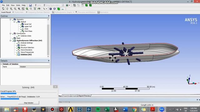 ANSYS Aqwa Video Tutorial for Beginners (One Ship)