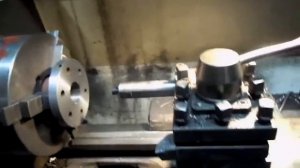 Долбёжка шпоночного паза на токарном станке.