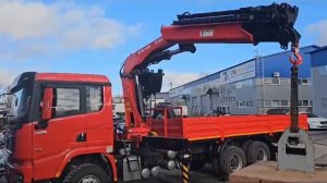 Shacman X-3000 6x4 с КМУ SunHunk K-238-4