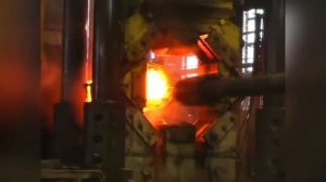 Горячая ковка толстостенной трубы