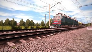 ВЛ80С-2353 с наливным составом Trainz Simulator 2019