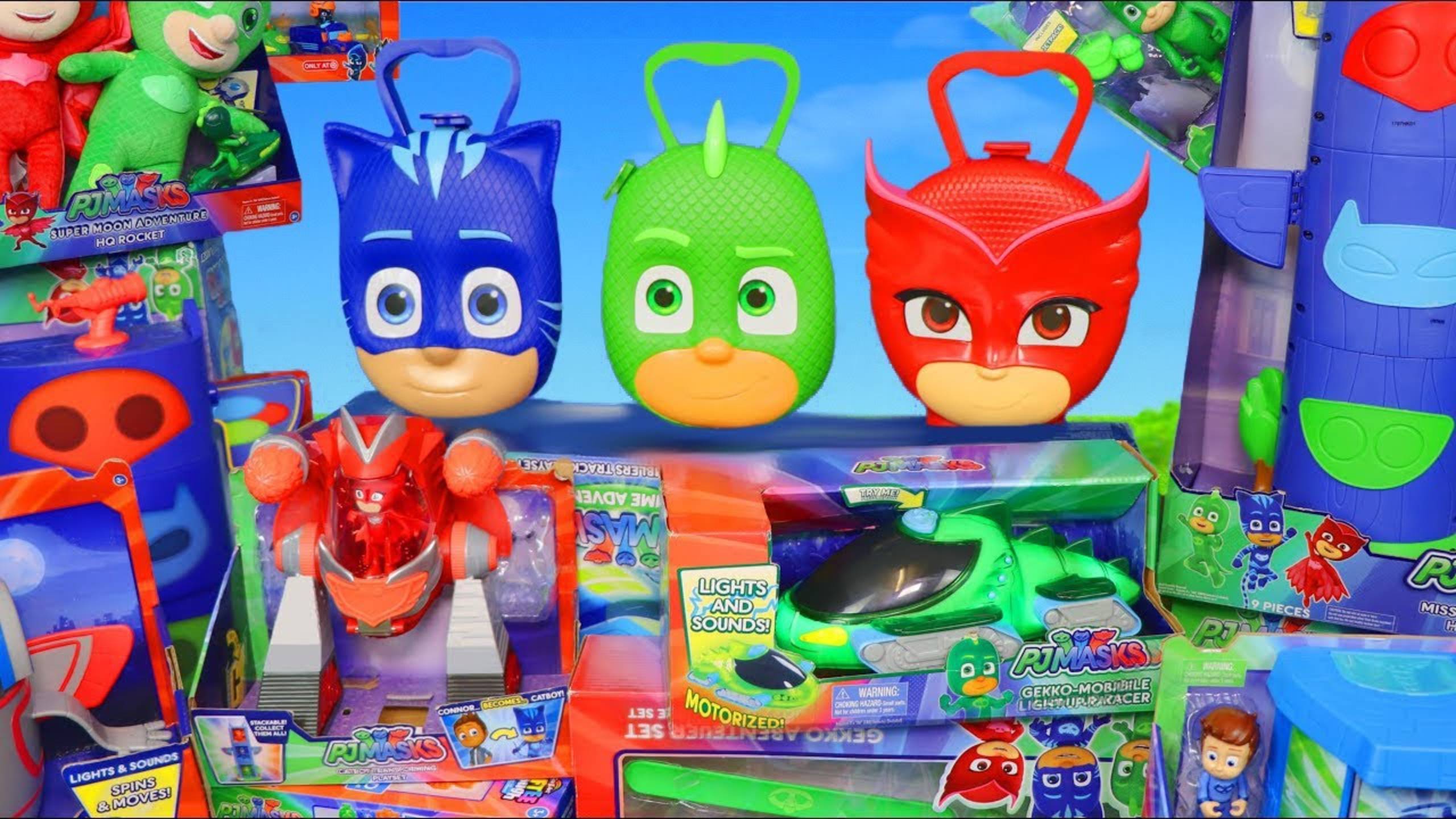 Чехлы для детей в масках PJ смотреть онлайн