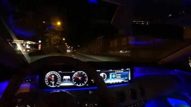 2019 Mercedes Benz S 560 - Coupé 469PS NIGHT POV DRIVE Onboard 60FPS (HD) смотреть онлайн
