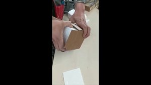 Проверяем на прочность! Упаковка для кружки из пенопласта!