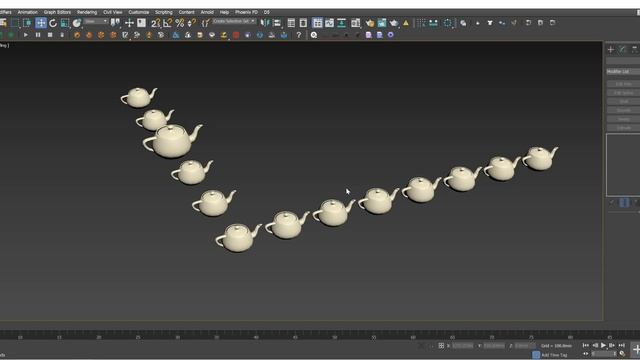 3ds Max | Copy | Clone Objects | 008