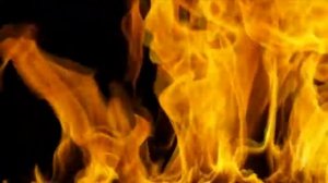 Футаж -  эффект огонь  семь в одном