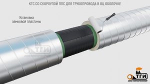 KTC-5. Комплект теплогидроизоляции сварного стыка труб в ОЦ оболочке с применением скорлупы из ЭППС
