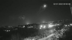 Работа украинской ПВО по дронам-камикадзе «Герань-2» над Киевом, 01.2023