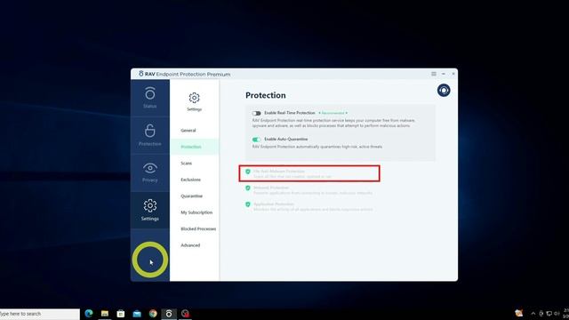 How to Enable Real-Time Protection on RAV Endpoint Protection смотреть онлайн