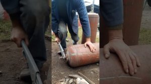 разборка газового баллона  1часть