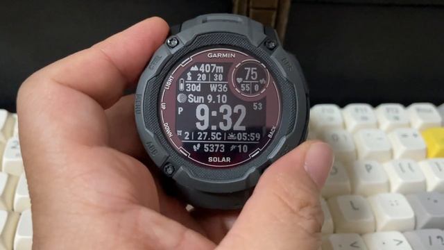 My favorite customized watch face on Garmin Instinct 2X Solar смотреть онлайн