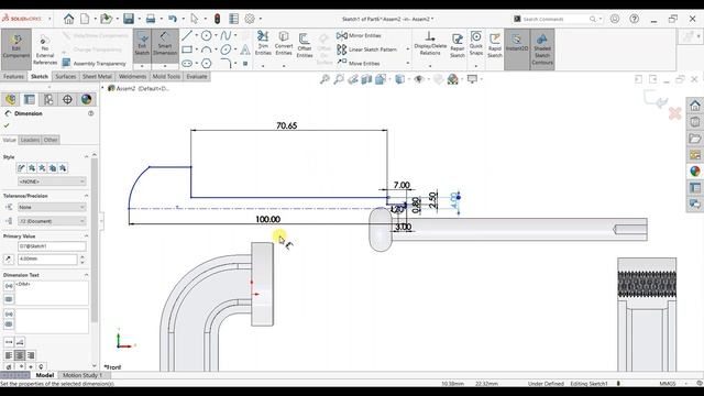✅C-Clamp design in SolidWorks | SolidWorks assembly tutorial