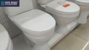 Распаковка Унитаз напольный в комплекте Sanita Идеал эконом  (сиденье пластик)