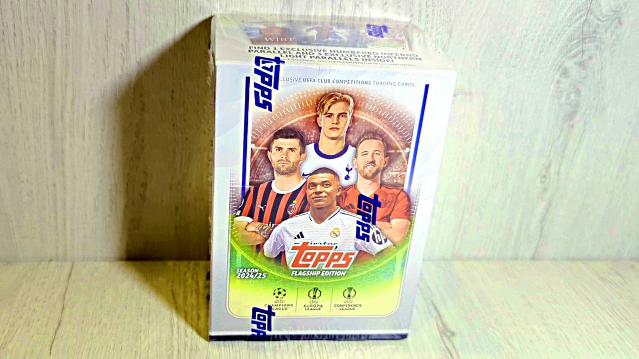 Topps UEFA Club Competitions 2024-2025 - открываем 1 бокс #1 смотреть онлайн