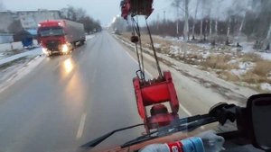 Крюк оторвался от кабины во время движения по дороге