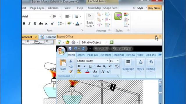 EdrawMax Tutorial: How to Export Diagrams to MS Office Program in EdrawMax