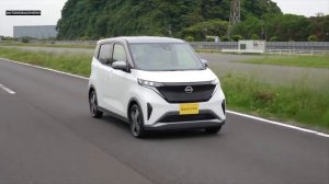 2023 Nissan Sakura EV Kei Car | Sound, Driving