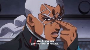 JoJo Stone Ocean - Pucci does NOT feel well 1080p HD