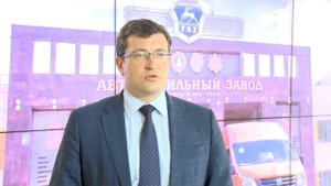 Губернатор Нижегородской области Глеб Никитин поздравил президента ПАО"ГАЗ" Николая Пугина с юбилее