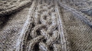 КАРДИГАН МУЖСКОЙ спицами// ОТРЕЗАЮ ПЛАНКУ// ВШИВАЮ МОЛНИЮ//АРАНЫ