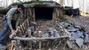 Построика ДЕРЕВЯННОГО И КАМЕННОГО ПРИЮТА на 3 дня ВЫЖИВАНИЯ