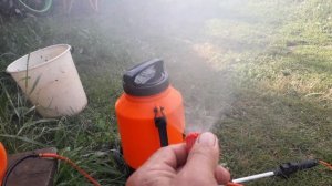 аккумуляторный опрыскиватель, регулировка факела 3