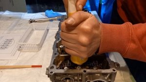 Сборка dv5 замена цепи.