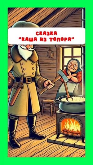 Каша из топора // Больше сказок тут: https://t.me/skazki_multiki