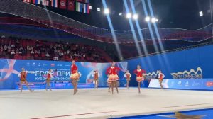 «Кадриль» в исполнении гимнасток Академии на открытии «Гран-При» Кубка Чемпионок имени Алины