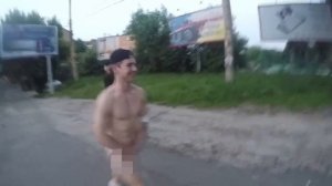 VLOG  голый по Киеву! Проспорил