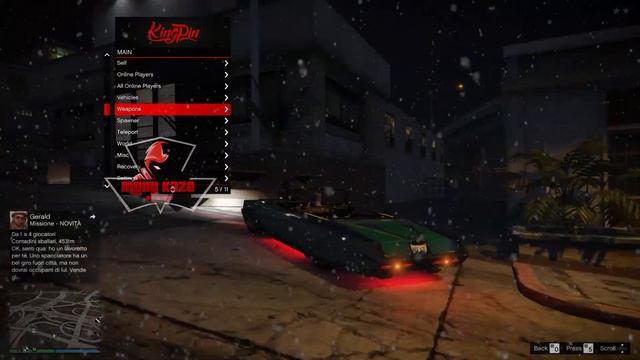 Gta V mod menu - KINGPIN - 1.53 - Undetected - 16/06/2021