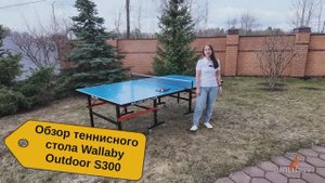 Теннисный стол всепогодный уличный Wallaby Outdoor S300 outdoor 6mm (blue)
